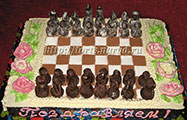 торт шахматы